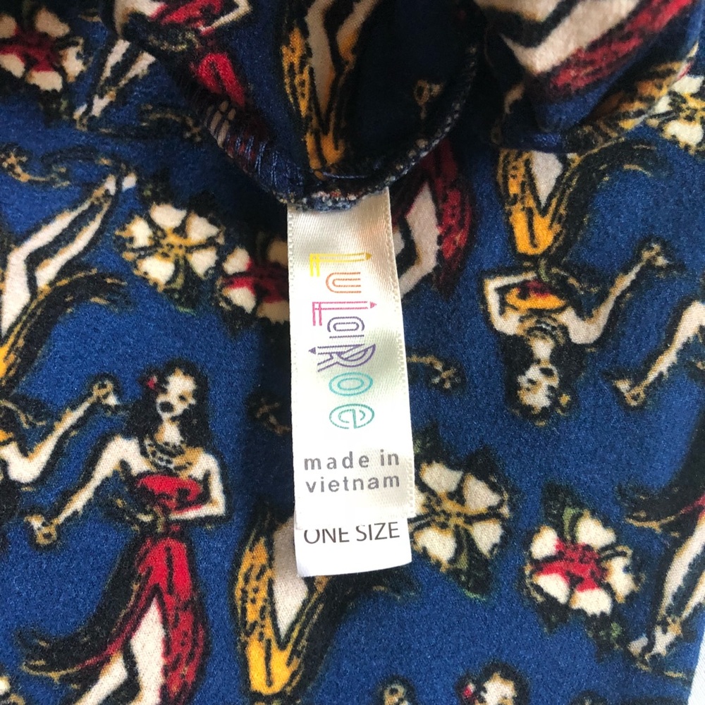 Hawaiian Hula One Size LuLaroe Leggings